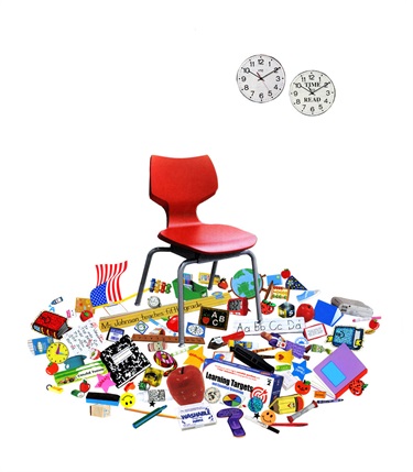 Artwork of a chair with white background. 