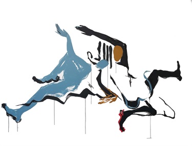 An abstract painting.