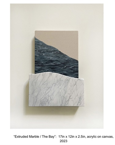 A piece of abstract artwork.