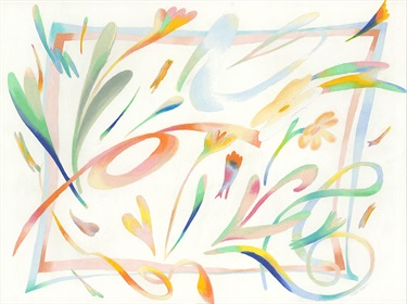 An abstract painting. 