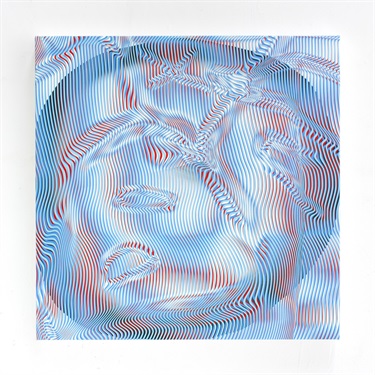 A colorful abstract painting.