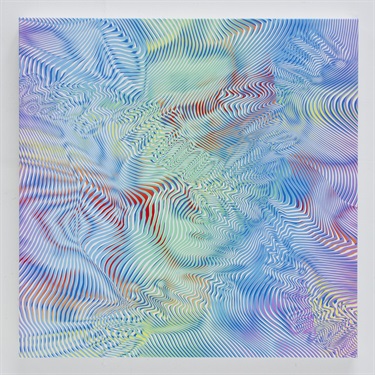 A colorful abstract painting.