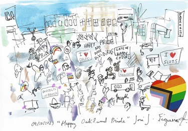 A watercolor illustration. 