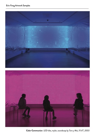 Photos of an art installation.