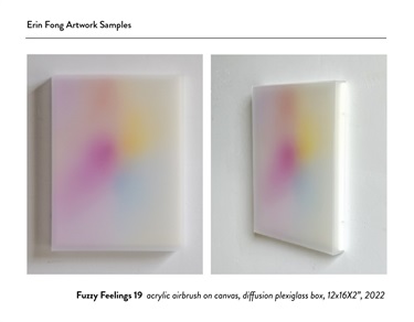 Images of an abstract painting.