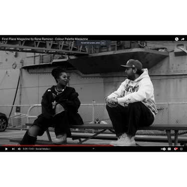 A screenshot from a youtube video. 