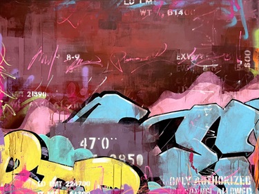 An abstract painting.