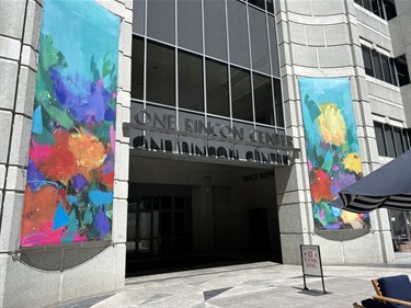 An abstract painting.