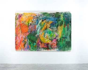 A piece of abstract artwork. 