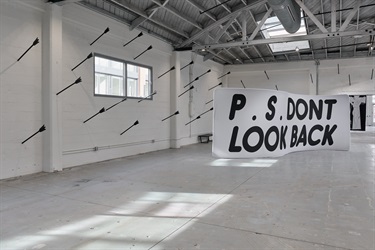 Artwork displayed in a gallery.