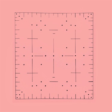 An abstract piece of artwork. 