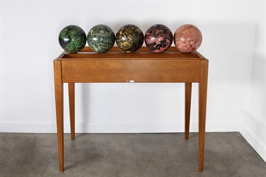 An abstract art installation.