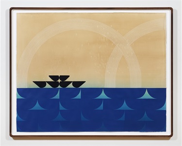 An abstract painting. 