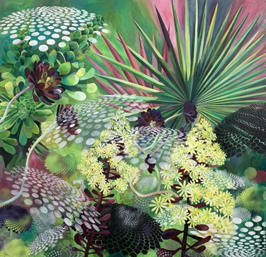 A painting of plants. 