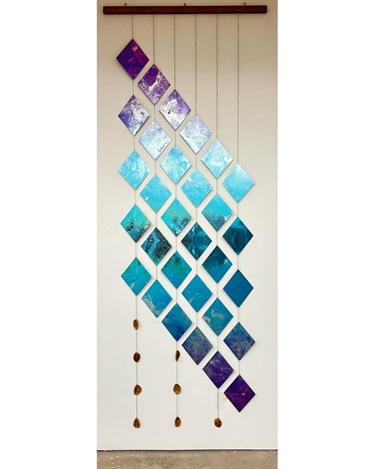 An abstract art installation.