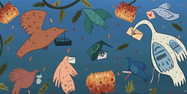 An illustration of birds.