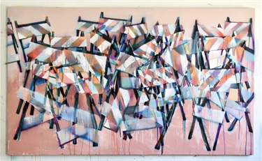 An abstract painting. 