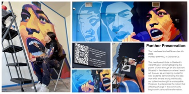 A series of images of artwork. 