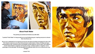 A series of images of artwork. 