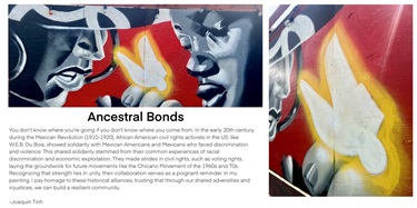 A series of images of artwork. 