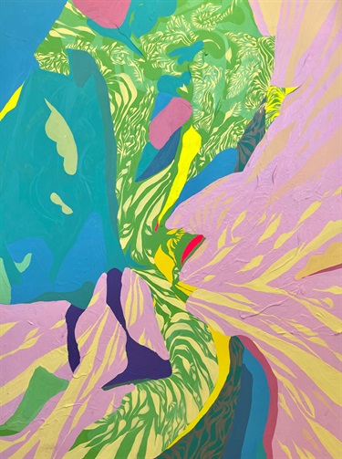 An abstract painting. 