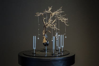 An abstract sculpture.