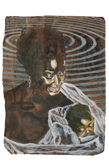 An abstract artwork. 