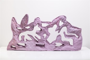 An abstract piece of artwork.