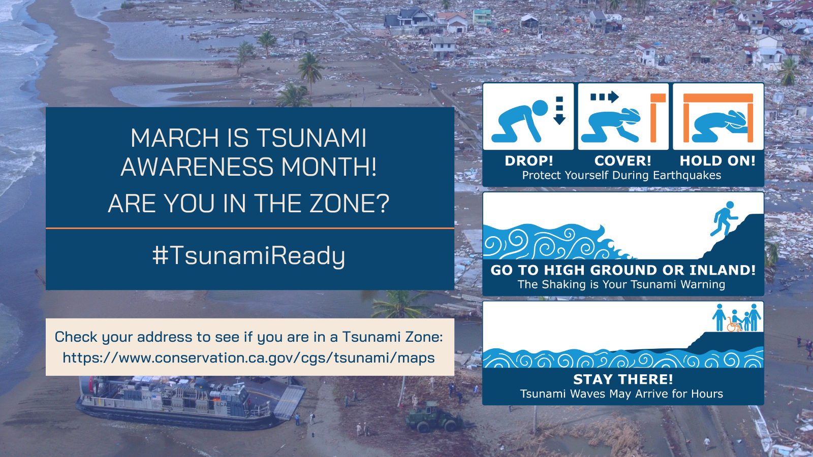 March is Tsunami Awareness Month. Are you in the zone?