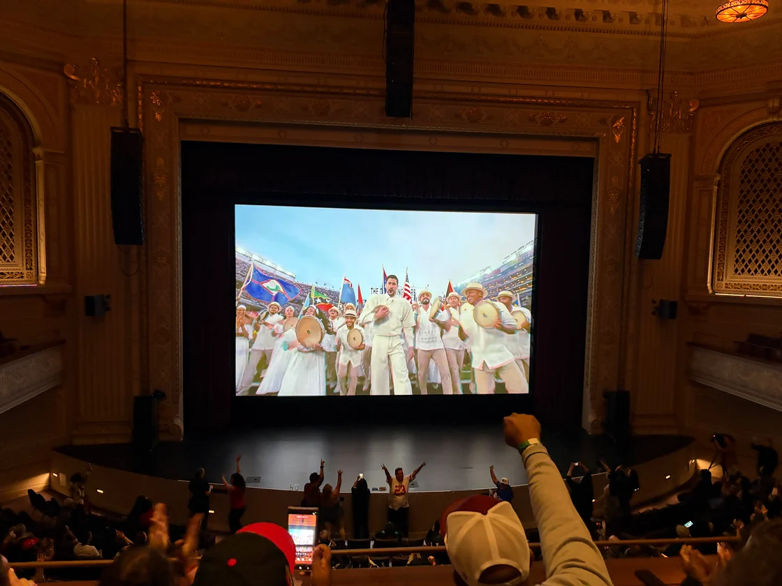 Super Bowl watch party.