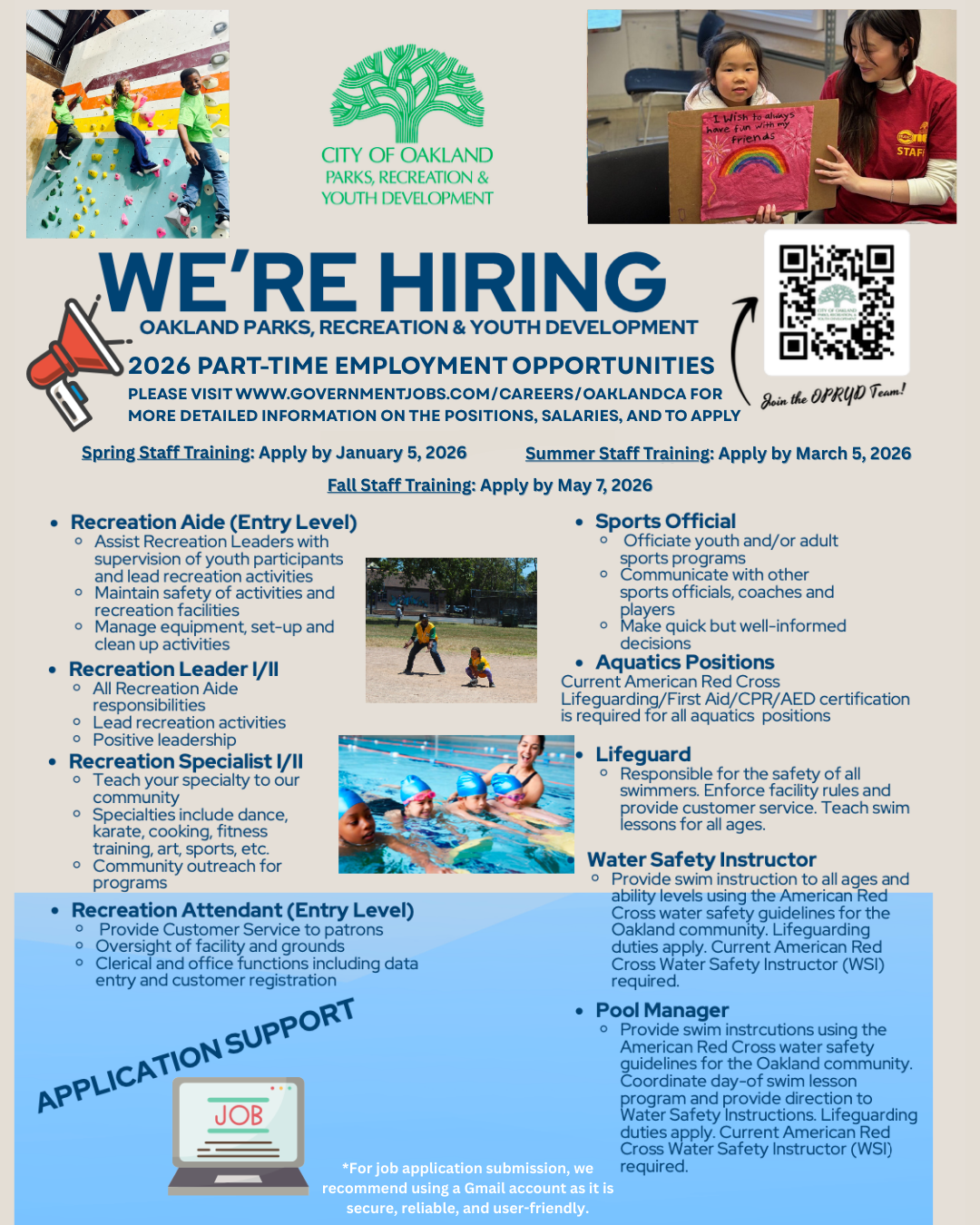 2026 OPRYD Hiring Flyer