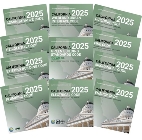 Image of the 2025 California Building Codes