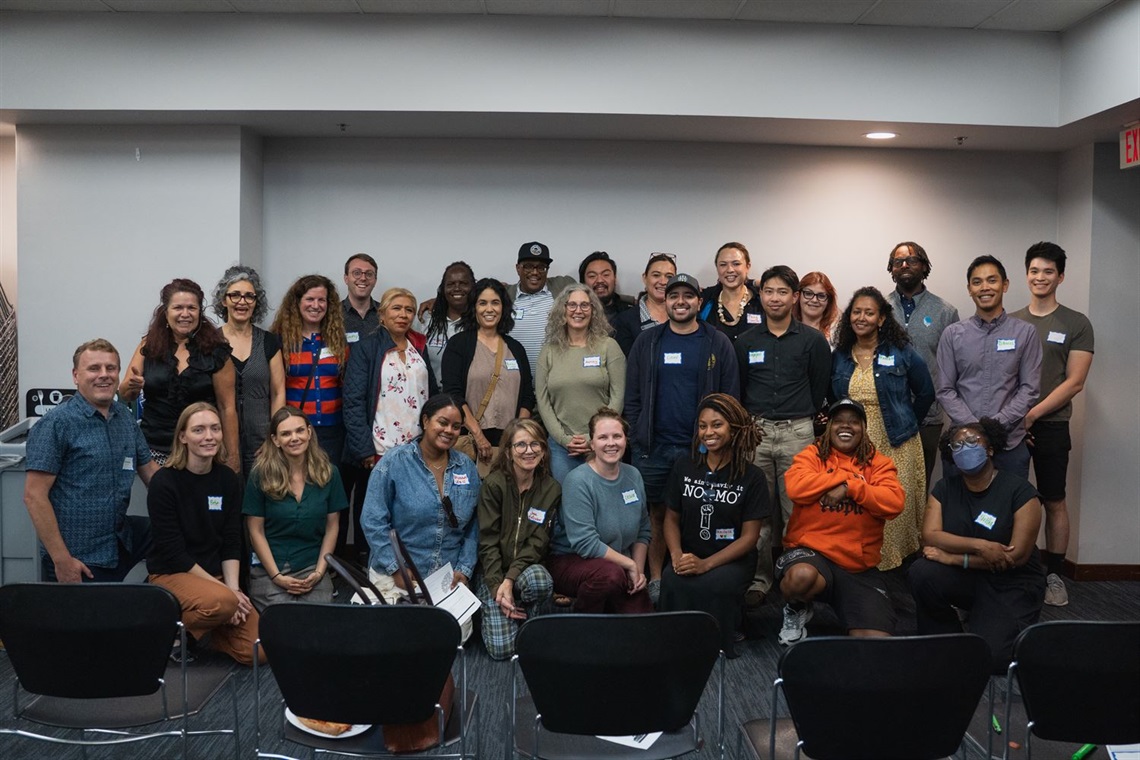 Group photo of city staff and General Plan Community Advisors