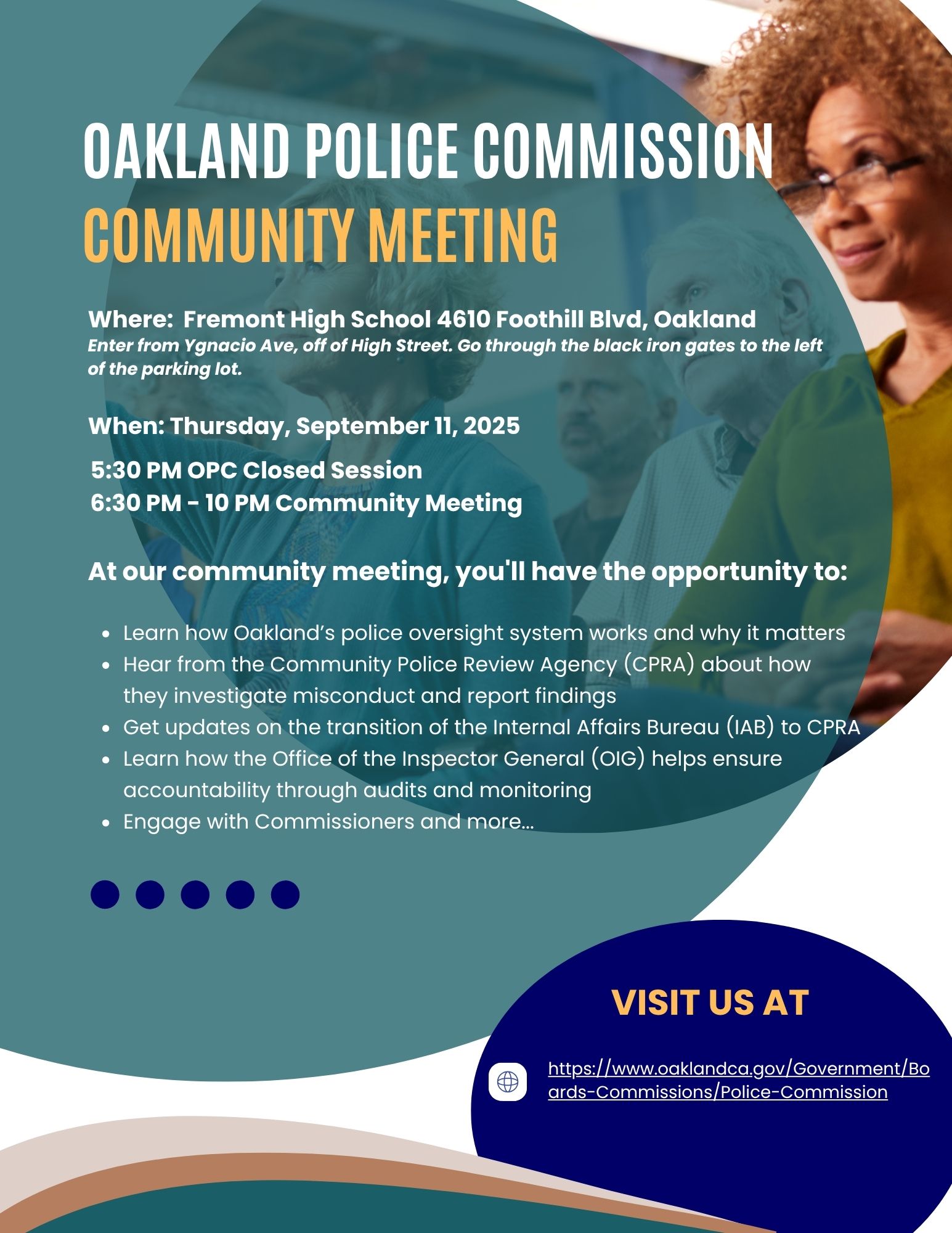 Community Meeting 9/11/25 - Flyer
