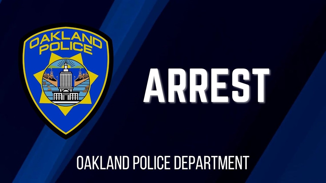 Photo of OPD badge and the word Arrest