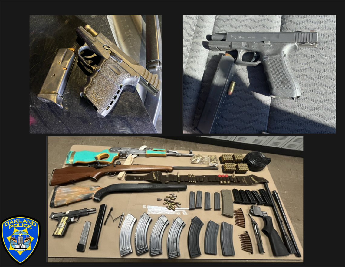 Recovered Firearms 8-18-25