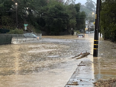 Storm drainage hotspot