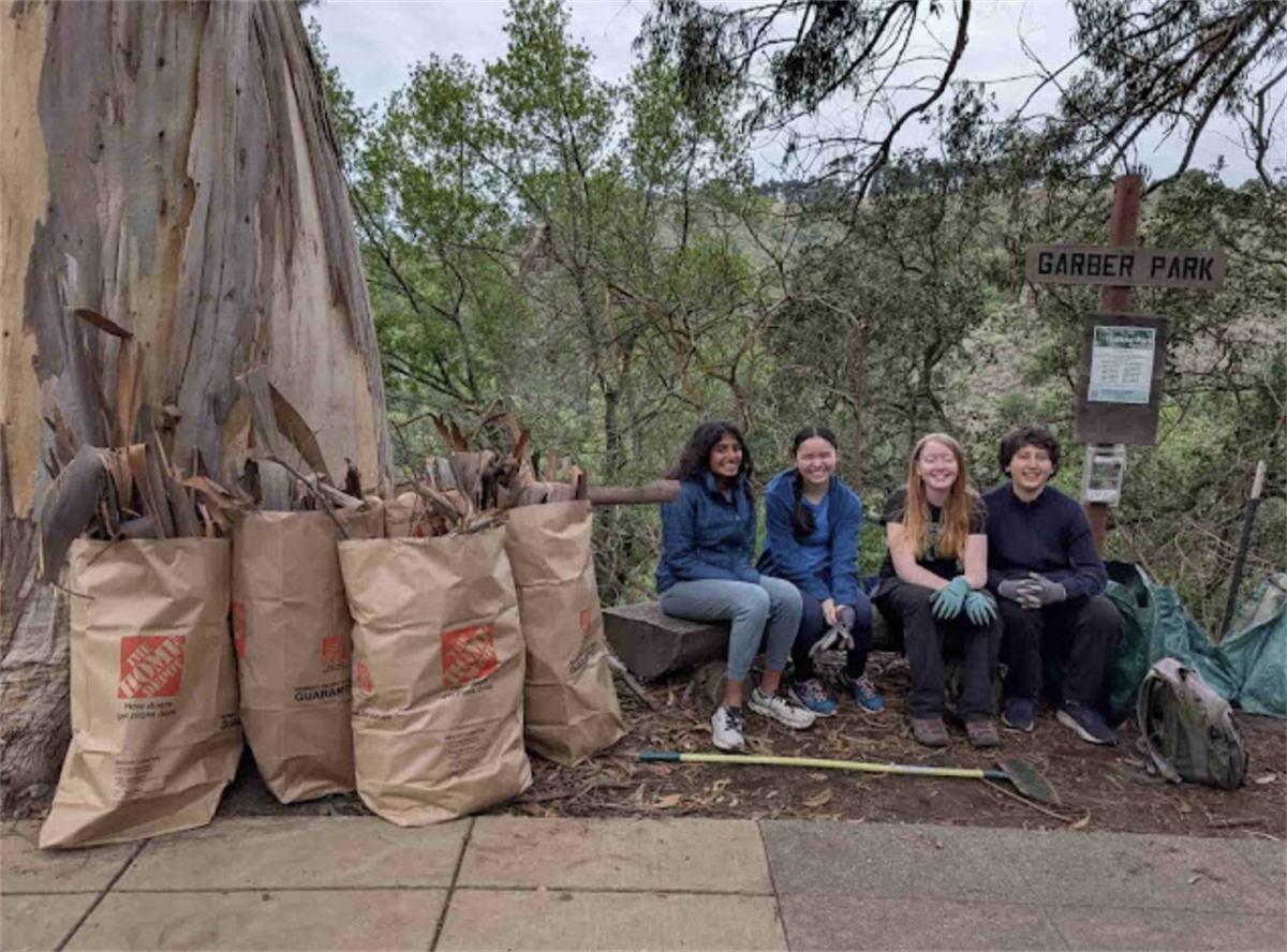 Garber Park Stewards Habitat Restoration on Third Saturdays