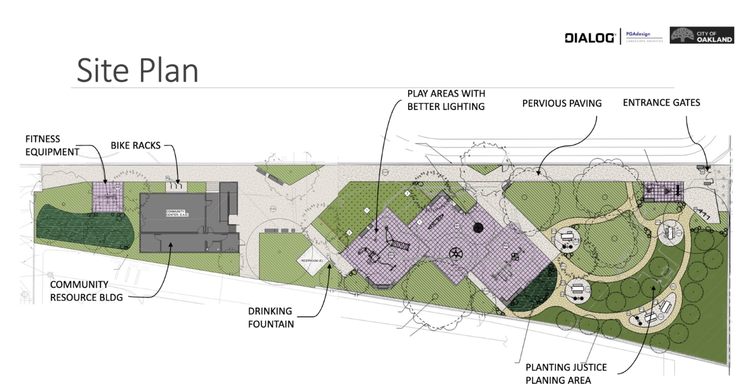 Site Plan A for Sobrante Park 6/14/23