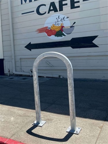 flange mounted square tube rack