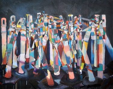 An abstract painting. 