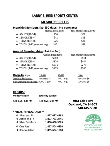 LRSC Membership Rates (English)