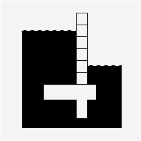 Retaining wall icon
