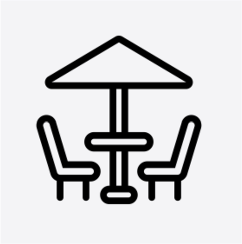 Sidewalk Cafe Icon