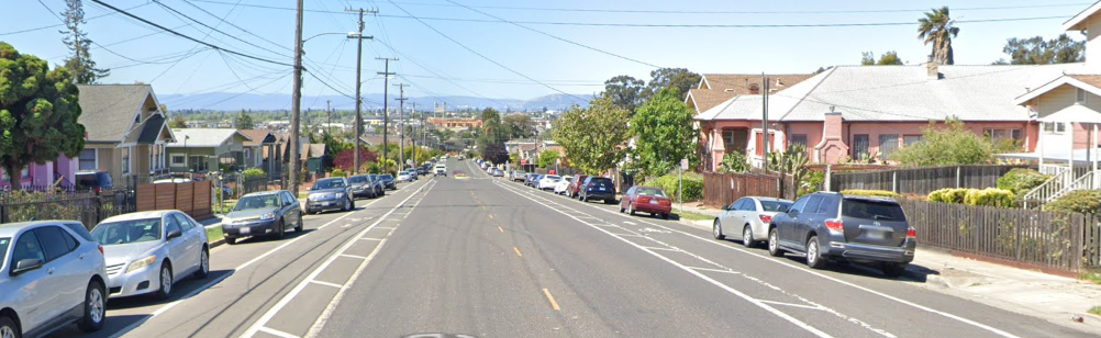 38th Avenue between Foothill Blvd and Brookdale Ave