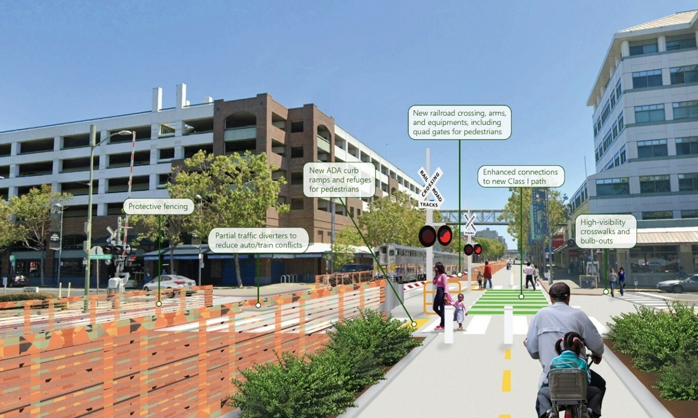 TCEP Grant rendering of the project at Embarcadero West at Clay Street
