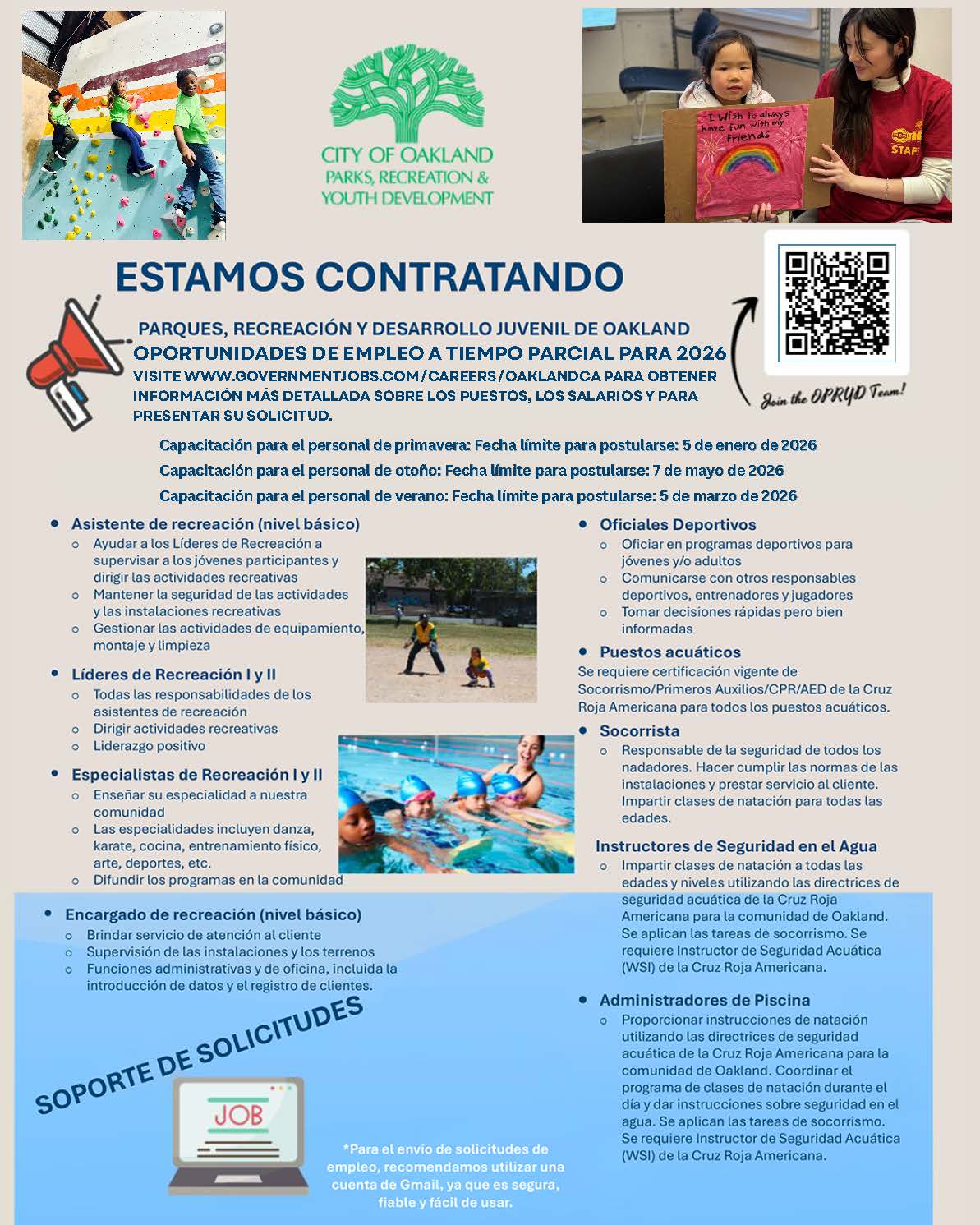 Hiring Flyers '26 PDF updated QR Code_Spanish